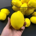 thumbnail image 3 of Alician 12pcs Artificial Fake Lemons Realistic Faux Fruits Photography Props For Home Kitchen Table Decoration, 3 of 6