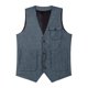 thumbnail image 5 of pstuiky Camiseta sin mangas para hombre, Top casual de moda con múltiples bolsillos y cuello en V sin mangas de color sólido para hombre Camisas de hombre m, 5 of 7