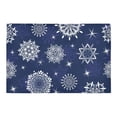 thumbnail image 2 of MKHERT Snowflakes Doormat Rug Home Decor Floor Mat Bath Mat 23.6x15.7 inch, 2 of 3