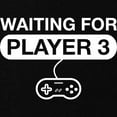 thumbnail image 2 of CafePress - Waiting For Player 3 Maternity T Shirt - Maternity Dark T-Shirt, 2 of 3