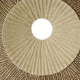 thumbnail image 3 of Benjara Round and Ribbed Double Layer Sandstone Wall Art, Large, Brown and Beige, 3 of 5