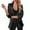 B-Black, variant on 2025 Ladies Fashion Casual Solid Faux Wool Coat Color Long Sleeve Lapel Oversize Wool Coat Women Suit Style Small Jacket