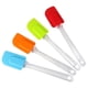 thumbnail image 1 of Rascador de masa de silicona, 4 raspadores de silicona, juego de raspadores de masa con mango de plástico, accesorios para hornear resistentes al calor, antiadherentes, sin BPA, utilizados para, 1 of 5
