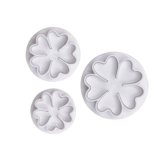 SENSHENGXIN Professional Love Five Petal Flower Cookie Cutter Set for Artistic Creations