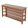 thumbnail image 5 of 3-Tier Wooden Shoe Storage Bench, Shoe Rack Bench 39.3*11.81*22.04in, 5 of 15