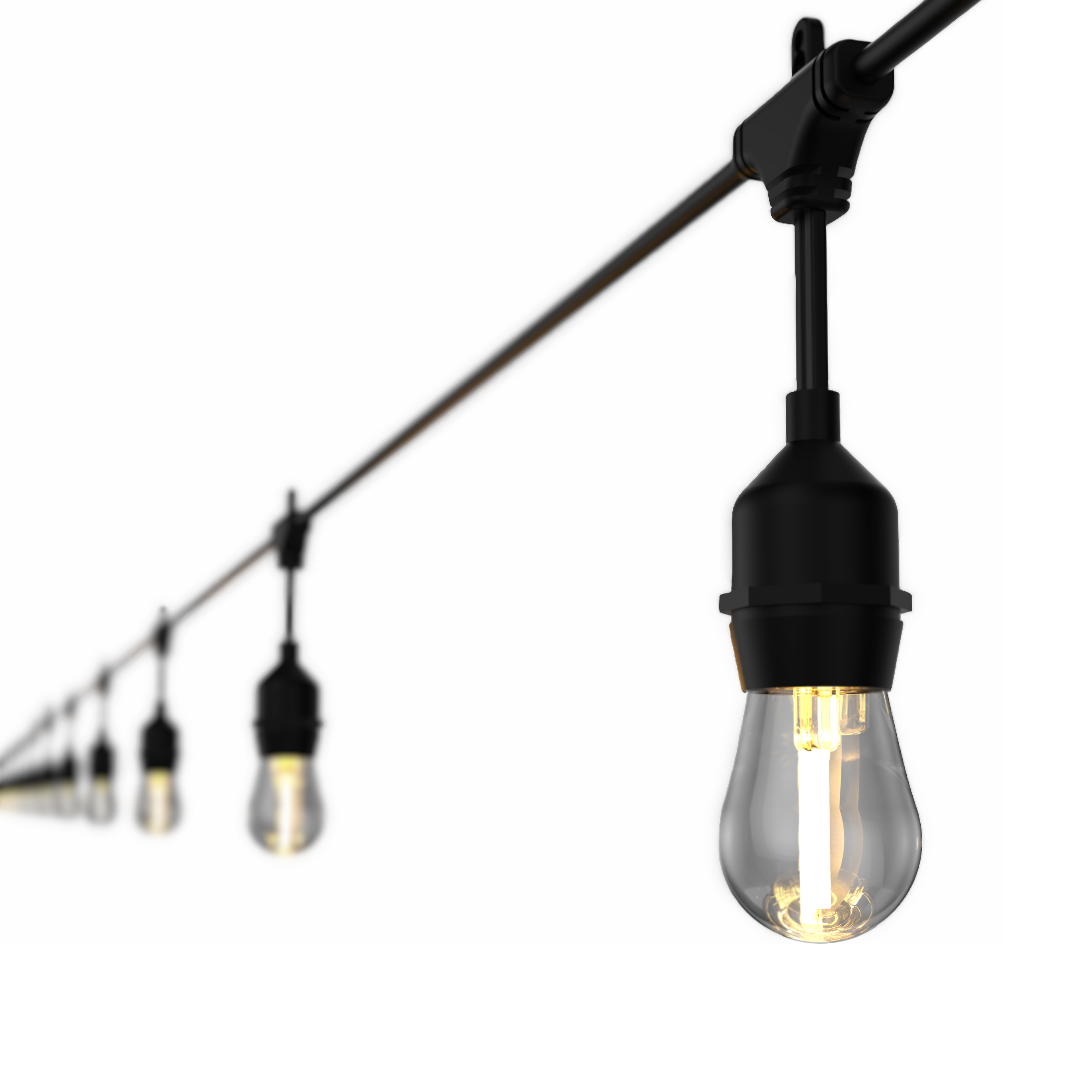 Better Homes & Gardens 48ft Outdoor String Lights, 24 LED Bulbs photo 4