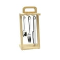 thumbnail image 1 of Mikasa Bombay 18-Piece 18.10  Flatware Set with Caddy, 1 of 7