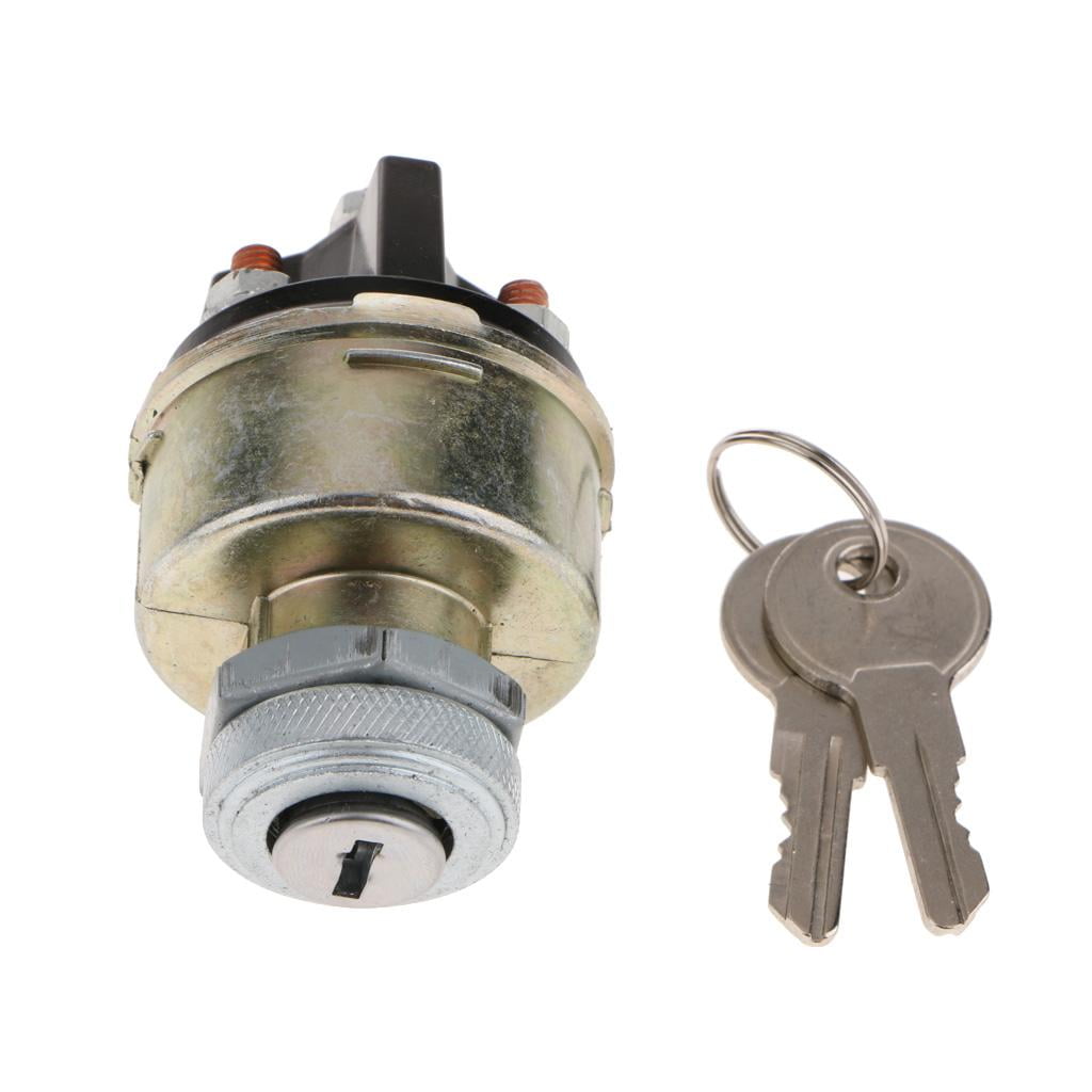 Miulika 2xUniversal Car Boat Tractors 4 Position Ignition