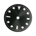 thumbnail image 4 of Esfera de reloj de 29 mm para movimiento NH34 Gmt, relojero ligero, verde luminoso Negro, 4 of 8