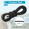 thumbnail image 2 of Uxcell Archery D Loop Rope String Nocking Loop Rope Serving Thread Release Material Black, 2 of 7