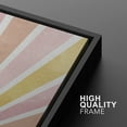 thumbnail image 4 of IDEA4WALL Framed Canvas Print Wall Art Set Sunlight Over Tropical Jungle Cheetah Cat Digital Art Decorative Bohemian Colorful Chic Artwork for Living Room, Bedroom, Office - 24"x36"x2 Black, 4 of 5
