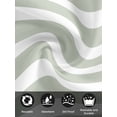 thumbnail image 7 of Sage Green Stripe Cloth Napkins Set of 4 Reusable Dinner Napkins, Modern Simple Geometric White Striped Cocktail Napkin Washable Table Napkins for Wedding/Holiday Party/Baby Shower 20"x20", 7 of 7