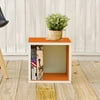 Way Basics Eco Stackable Storage Cube and Cubby Organizer, Orange