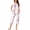 Red, variant on Maternity Sleepwear Gradient Printed Button Pleated Round Neck Short Sleeve Top Pocket Sports Capris Loose Comfortable Ladies Pajama Set
