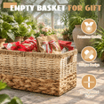 Medium Water Features Water Hyacinth Seagrass Medium 4-Pack Wicker Storage Baskets - Walmart.com