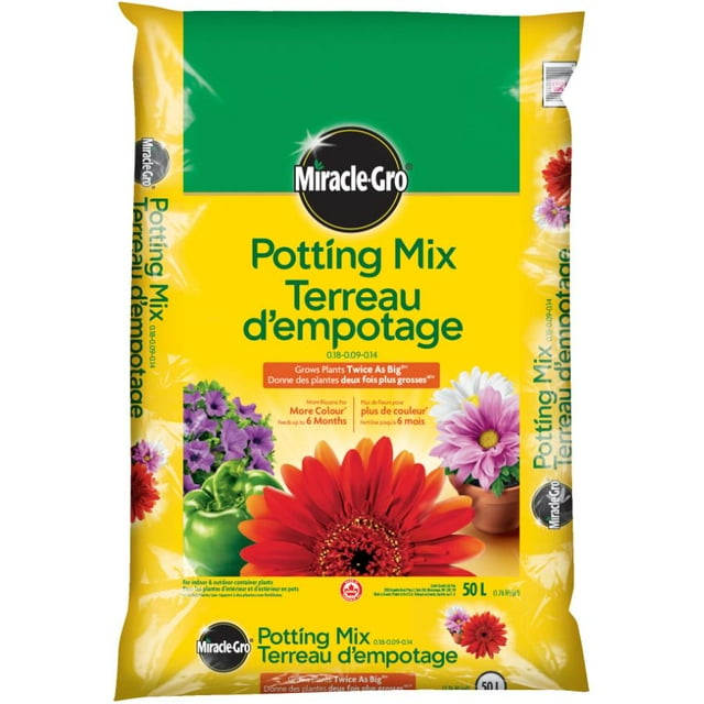Miracle-Gro terreau d’empotage 50 L