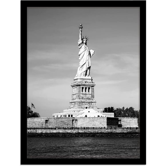 AmPm 11x17 Picture Frame Black Poster Frame,Display Pictures 8x12 with Mat or 11x17 Without Mat,Wall Gallery Photo Frames,2 Pack