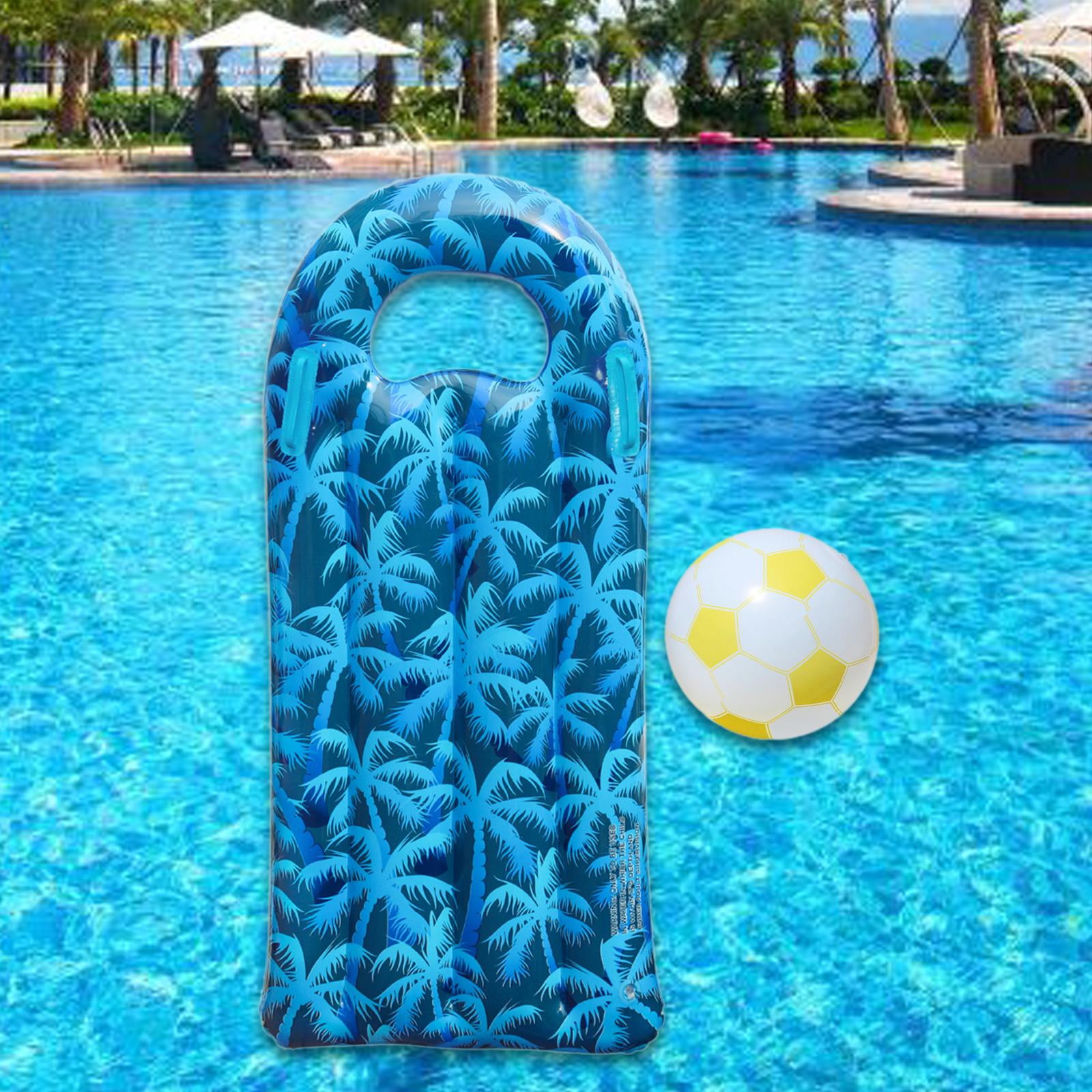 DimyFew Inflatable Surfboard Swimming Aid Classic Surfing Body Board Surfboard for Water coconut tree