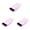 Pink*3, variant on Metal Rectangular Tins Metal Rectangular Empty Mini Tin Box Slide Cover Storage for Candy Portable Containers Organizer(pink,1pcs)