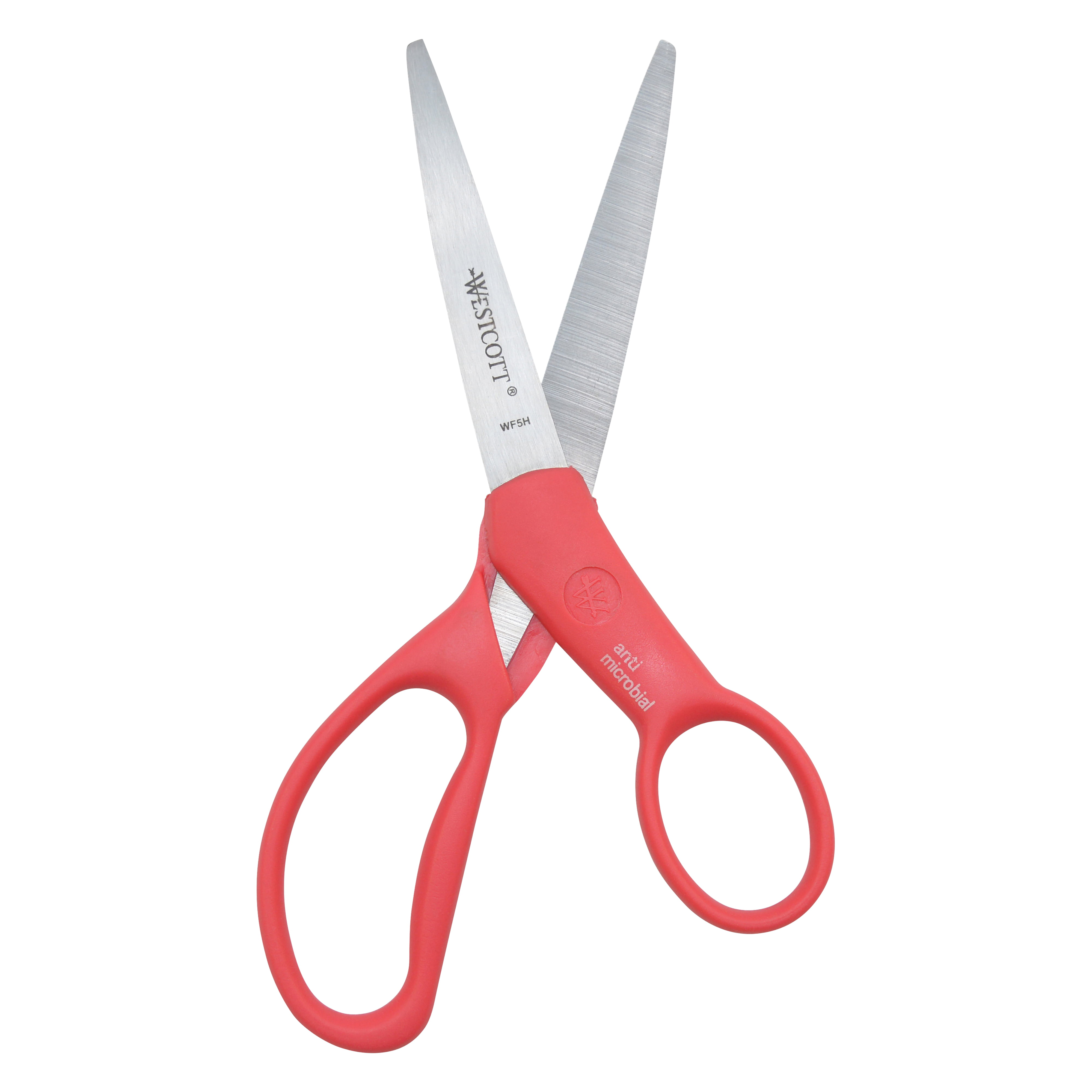 Westcott 7 Soft Grip Lefty Scissors, Red