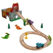 KidKraft Adventure Tracks™: Dino World T-Rex Tremor Cave 15-pc. Wooden Train Play Set