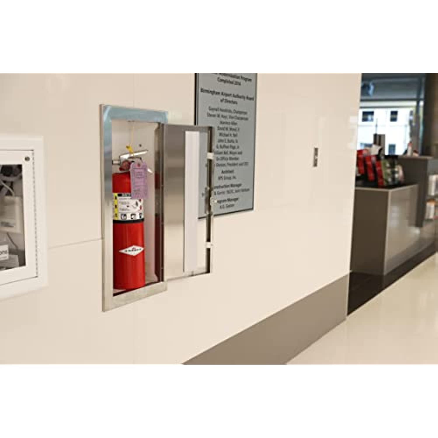 Amerex 10 Pound ABC Dry Chemical Fire Extinguisher With Aluminum Valve.