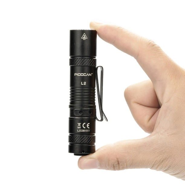 Linterna PIOOCAN L2 recargable 1200 lúmenes con clip
