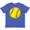 thumbnail image 3 of Inktastic Personalized Softball Youth T-Shirt, 3 of 5