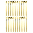 thumbnail image 5 of ULTNICE 20pcs Stainless Steel Spoons Golden for Daily Use in Coffee Shop and Bar, 5 of 8