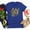 Blue, variant on Mardi Gras Clothing,Womens Mardi Gras Mask Glitter Print Round Neck Short Sleeve Loose Tops,Mardi Gras Clothing Women