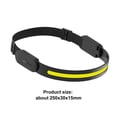 thumbnail image 5 of Linterna frontal LED compatible con Bluetooth COB Camping Headlight para correr (blanco), 5 of 5