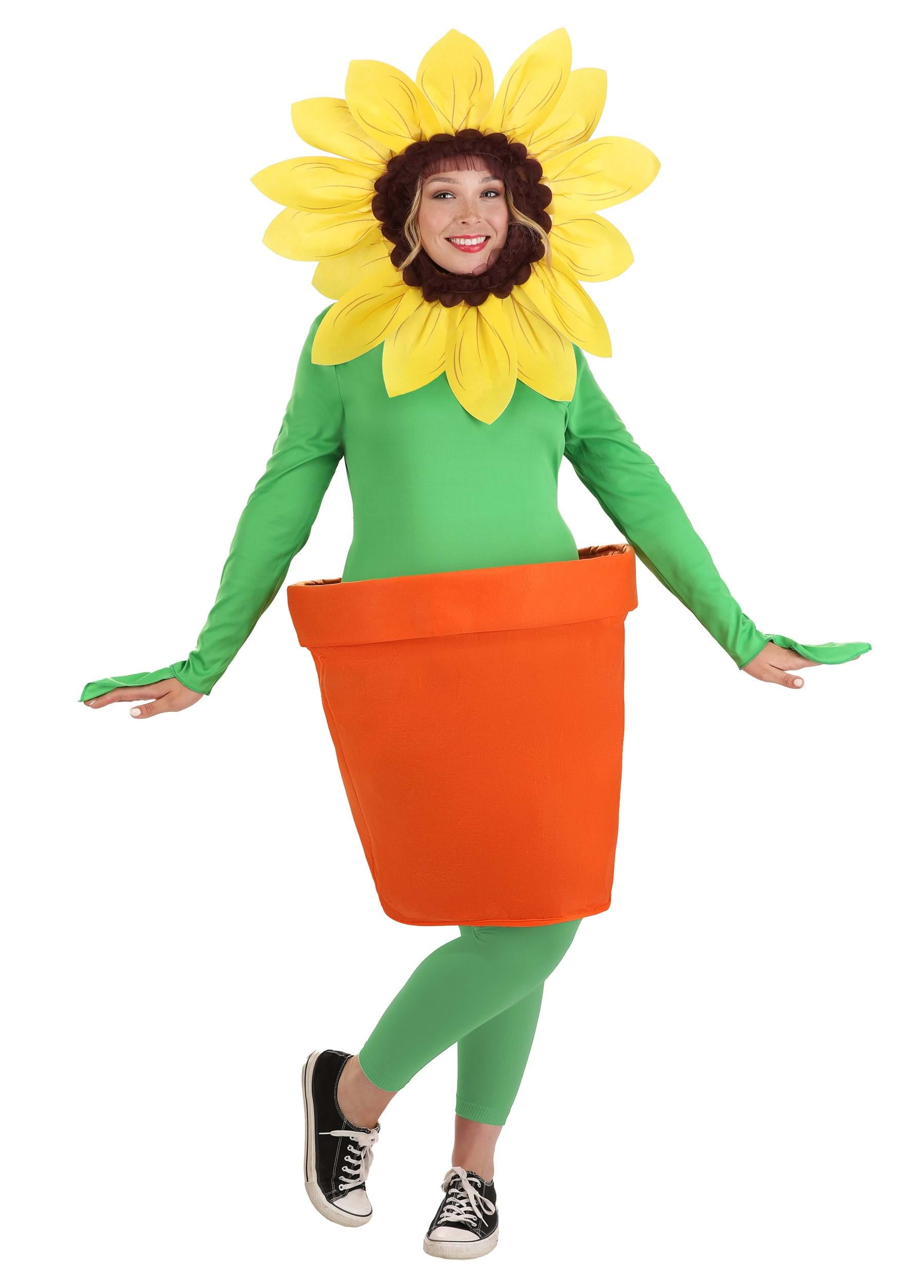 Adult Potted Flower Costume - Walmart.com