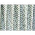 thumbnail image 4 of Fabric Mart Direct Ivory, Teal Blue Viscose Linen Fabric By The Yard, 55 inches or 140 cm width, 7 Continuous Yards Ivory Linen Fabric, Waves, Upholstery Drapery Curtain Wholesale Fabric, 4 of 5