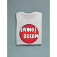 thumbnail image 3 of Living The Dream Red Bubble T-Shirt Men -Image by Shutterstock, Male Large, 3 of 4