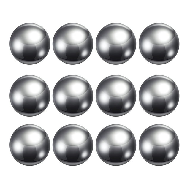 Unique Bargains Boules de Précision Diamètre 20mm G1000 Acier Inoxydable pour Roulements Lot de 12