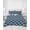 Lake Blue, variant on Quilts Twin Size, Black Morocco Soft Comforter Bedding Set for Bed, Boho Modern Minimalist Abstract Geometric Lightweight Quilted Bedspread with Pillow Cover(2 Pieces) for All Season, 68x86 Inch