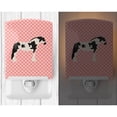 thumbnail image 2 of Caroline's Treasures BB7912CNL Cyldesdale Horse Pink Check Ceramic Night Light, 6x4x3", multicolor, 2 of 2