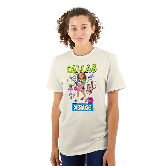 XOMG POP Dallas Popstar Dream Cartoon Women's Graphic T Shirt Tees Brisco Brands 2X