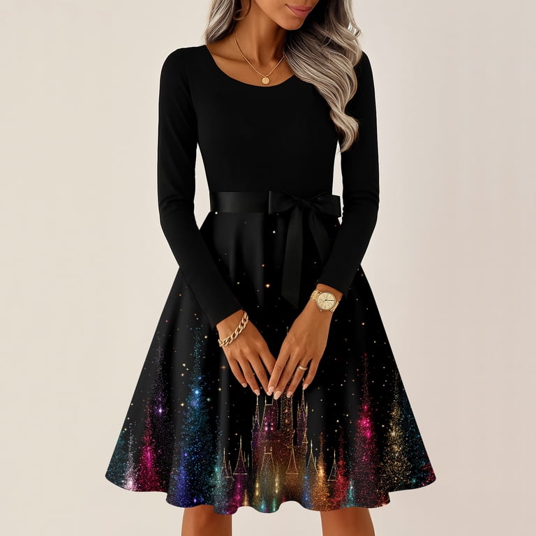 knee length dresses for ladies SSYS The Velvet Phoebe Smocked Long Sleeve Dress In Black *FINAL SALE*