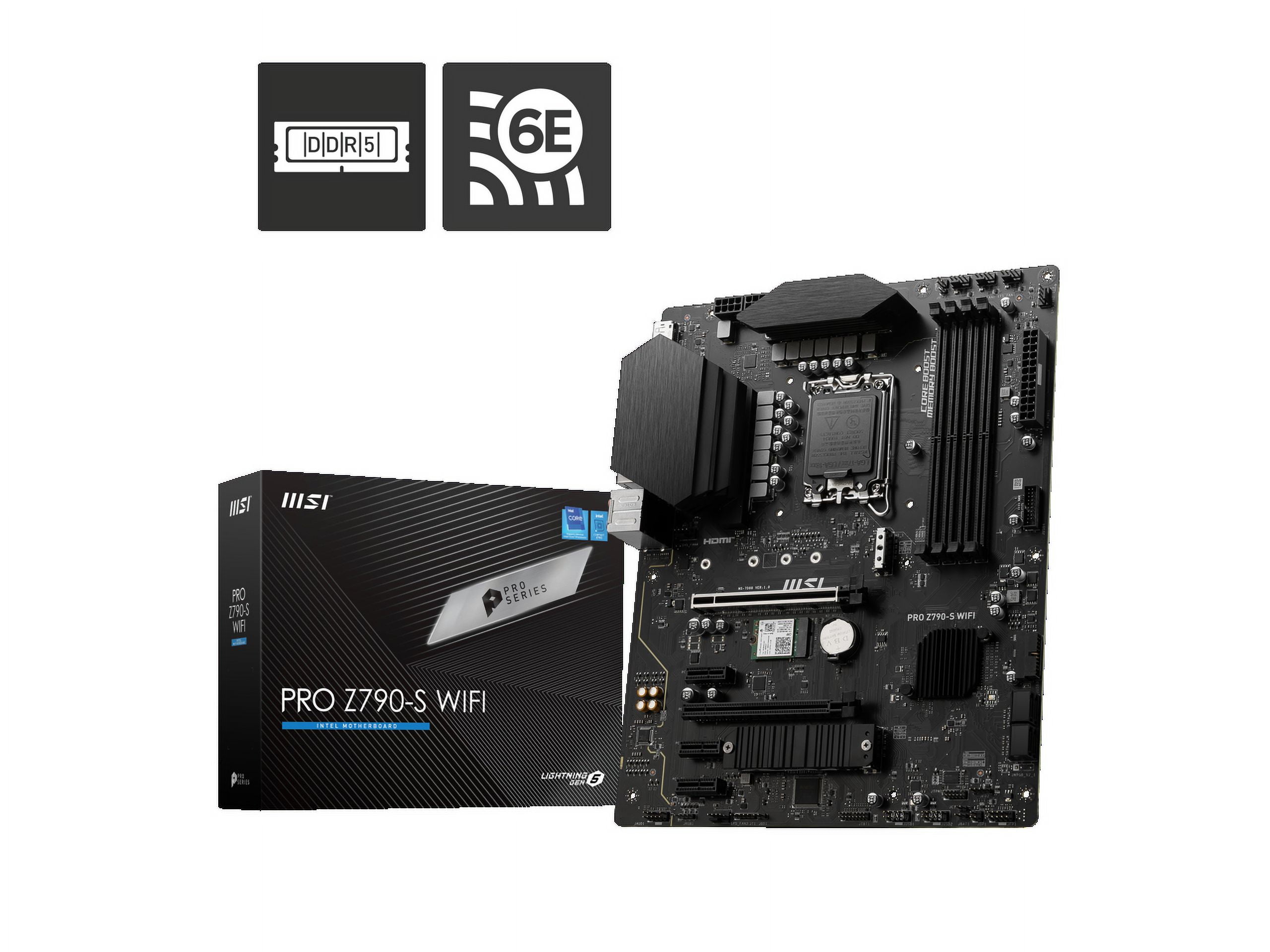 MSI PRO B760-P WIFI Gaming Motherboard, DDR4, LGA 1700 MSI PRO B760-P WIFI Gaming Motherboard, DDR4, LGA 1700