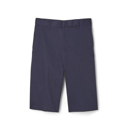 Boys Flat Front Adjustable Waist Shorts 14