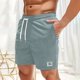 thumbnail image 2 of Pantalones cortos de verano de secado rápido con cintura elástica para hombre - Pantalones de playa ventilados de poliéster - para deporte/casual - Tallas S-XXL, 2 of 5