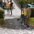 thumbnail image 3 of QualitChoice 1:64 Scale Hand Painted Miniature Model Diorama Couple Yellow Park A Figures Yellow Style B, 3 of 6
