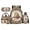 Capybara Leopard Print, variant on Uorisanigo Floral Koala School Backpack for Kids Boys 4 Pieces Bookbag Rucksack with Water Bottle Holder Bag + Lunch Box + Pencil Holder for Youth Primary School Students