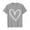 Gray, variant on Posijego Valentine's Day Shirt for Women Heart Printed Graphic Tees Summer Short Sleeve Casual Tops