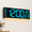 Blue-16 inches, variant on 16" Large Digital Wall Mount Clock Count Down Timer Alarm Big Led Dst Temperature For Living Room Classroom Desk Xmas Birthday Gi