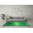 thumbnail image 3 of Ahgly Company Indoor Rectangle Oriental Green Industrial Area Rugs, 5' x 8', 3 of 4