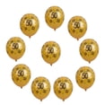 thumbnail image 4 of 2x Látex de Suministros de de Cumpleaños para Adultos con Número Y Estrellas Impresos yotijar Globos de cumpleaños de látex, 4 of 6