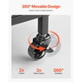 thumbnail image 4 of VEVOR Fishing Rod Holder for 10-Rods, Mobile Fishing Pole Rack Cart with Wheels, Fish Gear Equipment Organizer for Garage Home Indoor Use, for Tackle Box Reel Accessories Storage, Gifts for Men, 4 of 9