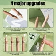 thumbnail image 4 of Erasable Gel Pens for Students, Thermal Erasable Ink Pens with Ergonomic Silicone Grip, Fast-Dry 0.5mm Bullet Tip, Retractable Push-Button Pens for Homework Note-Taking, 4 of 6